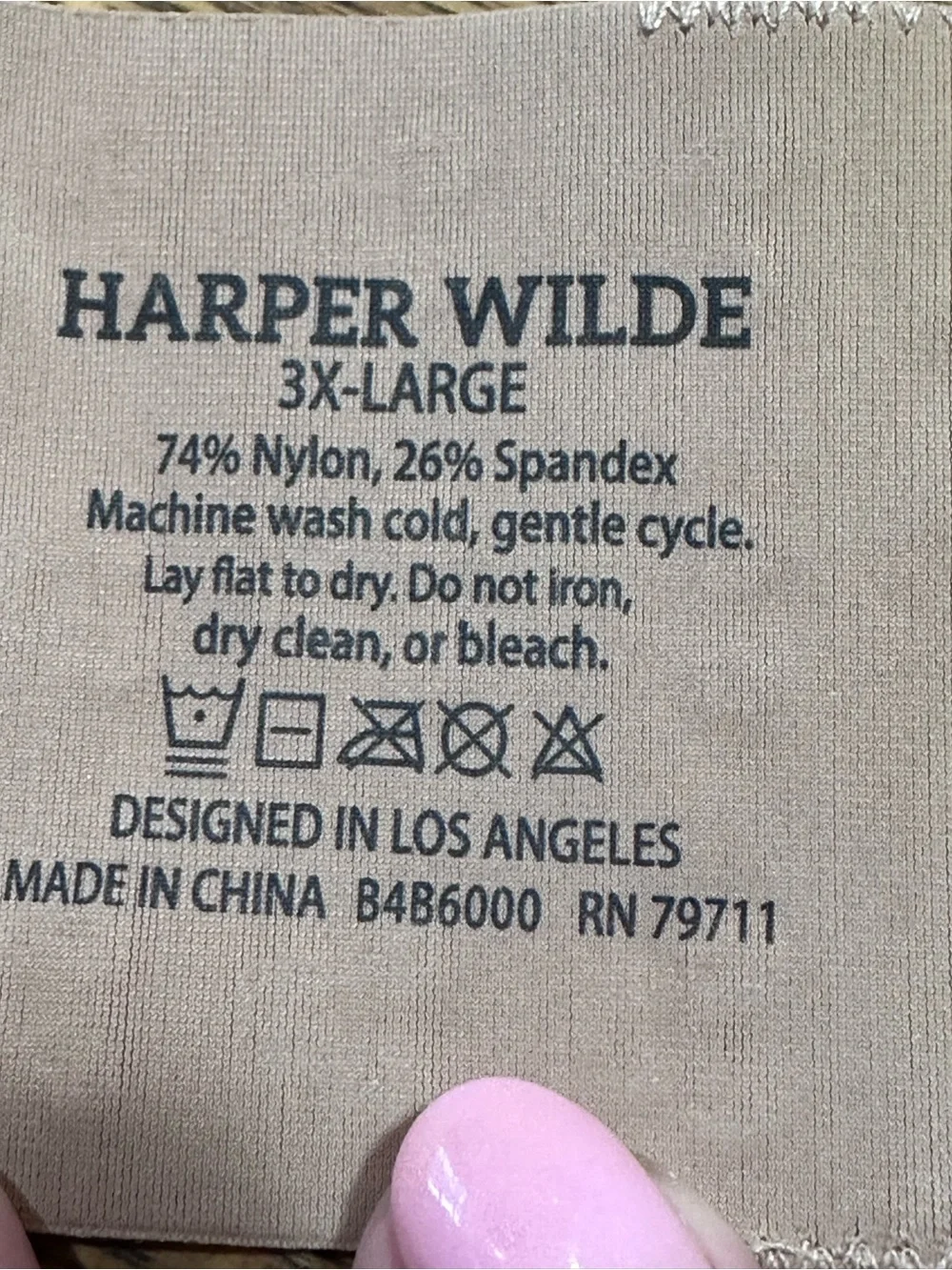 Harper Wilde sz 3X Wireless Stretch Bralette